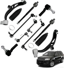 12PCS Front Lower Control Arm Ball Joint Tie Rod End For Ford Explorer 2011-2017 picture