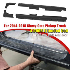 For 2014-2018 Chevy Gmc Pickup Slip-on Rocker Cab Corner 4 Door Ext Cab Steel picture