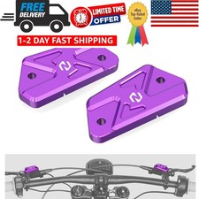 Lightweight Purple CNC Brake Covers for Surron Light Bee X & Segway X260 picture