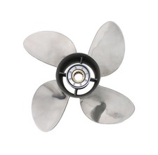 4 Blades Stainless Steel Propeller 13 x 19 For Yamaha Engine 60-115HP 15 Spline picture