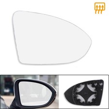 Right Passenger Side Heated Rearview Mirror Glass For VW Golf MK7 GTi TSi TDi R picture