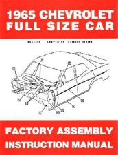 1965 Chevrolet Belaire, Biscayne, Impala Factory Assembly Manual picture