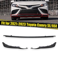 For 2021-2024 Toyota Camry SE/XSE Matte Black Front Bumper Lower Trim Molding picture