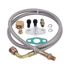 Turbo Oil Feed Line Kits T3 T4 T60 T61 T70 1/8 PNT 90 Degree 41