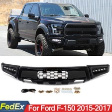 Steel Raptor Style Front Bumper Cover W/ LED Light For Ford F-150 XLT 2015-2017 picture