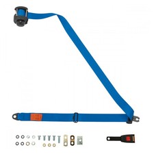 Front Automatic Seat Belt For Lister Storm Coupe 1995 Shape Blue picture