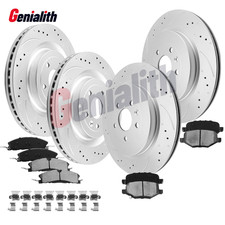 8pc Front Rear Rotors Brake Pads for Ford Explorer Flex Taurus Lincoln MKS MKT picture