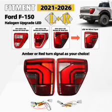 Halogen Upgrade LED Tail Lights For 2021-2026 Ford F-150 Left+Right Brake Lamp picture