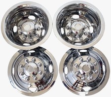 16'' Wheel Simulator for Ford E350/E450/Dodge/Chevy GMC Bolt On Stainless Steel picture