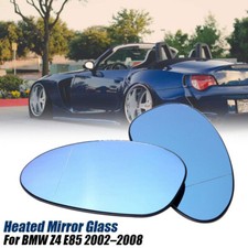 For BMW E85 02–08 Z4 M Coupe E82 E88 E90 E91 Side Blue Heated Mirror Wing Glass picture