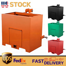 Ballast Box 3 Point Category 1 Tractor Quick Tach Hitch Counterweight 5 Cu Ft picture