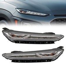 For 2018-2021 Hyundai Kona LED DRL Headlight LED Daytime Running Lights Pair Set picture