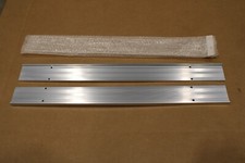 1963 - Early 1964 Corvette Aluminum Door Sill Plates Pair 4-hole picture