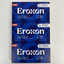 Eroxon Fast Acting Gel 3 Boxes (12 Single Dose Tubes) Exp 10/26 picture
