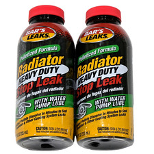 2 Pack Bar's Leaks Pelletized Formula Radiator Heavy Duty Stop Leak 11oz. picture