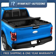 8ft Long Bed Soft Roll Up Tonneau Cover fit for Dodge Ram 1500 2500 3500 02-18 picture