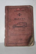Vintage 1936 IH International Model C-1 Instruction Book + Extras picture
