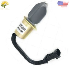 Excavator Fuel Shut Off Solenoid For Bobcat 325 328 331 334 3832211 T190 S185 picture
