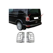 Chrome Tail Light Frame for VW T6 Transporter 2015-2023 – 2Pcs picture
