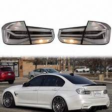 2012-2018 BMW 3 Series F30 F35 F80 M3 Chrome Clear LED Tail Lights picture