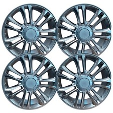 (Set-4) Replica D01 Cadillac 24X10 6x5.5/6x139.7 Hyper Silver 31mm Wheels 24