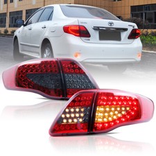 VLAND Red Smoked LED Tail Lights Fit 2008-2011 Toyota Corolla Rear Brake Lamp US picture