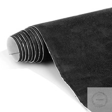 Suede Wrap Self-Adhesive Black Suede Car Interior Wrap 17in x 70in Microfiber picture