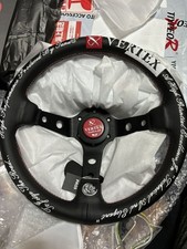 MOMO VERTEX Steering Wheel 330mm 90mm Deep Dish Aftermarket w/ Manual picture