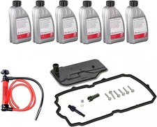Transmission Service Kit: 6L ATF, Filter, Gaskets, Pan Bolts for Mercedes 2010+ picture
