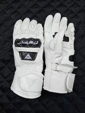 Dainese Druid 3 gloves White Motorcycle Racing Leather Gloves picture