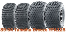 89-04 Yamaha Breeze YFA125 Full Set ATV Tires 20x7-8 & 22x11-8 4PR picture