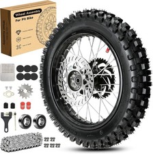 14'' Wheel 90/100-14 3.00-14 Rear Tire Rim Assembly For RM80 KLX125 KX85 YZ80 picture
