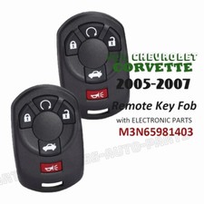 2x M3N65981403 for Chevrolet Corvette 2005 2006 2007 Keyless Remote Key Fob picture
