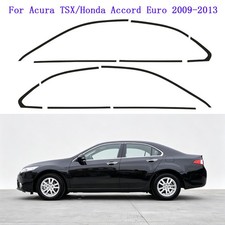 Chrome Delete Blackout Overlay For Acura TSX 2009-2014 Window Trim picture