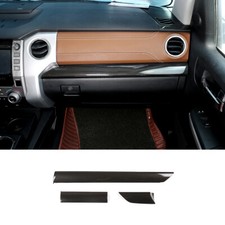 3PCS Carbon Fiber Central Control Board Trim For Toyo*ta Tundra 2014-2021 US picture