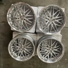 Used 19x8.5/19x9.5 MRR GT1 5x112 35/24 66.6 Hyper Silver Wheels set(4) picture