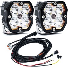 Baja Designs® Squadron 2.0 Sport LED Pair Clear (Spot) Lights, Brackets, Wiring picture