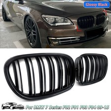 2PCS Front Kidney Grill For BMW 7 Series F01 F02 F03 F04 740i 750i 750Li 2009-15 picture