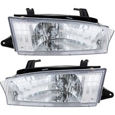 Headlights Headlamps Left & Right Pair Set NEW for 97-99 Subaru Legacy picture