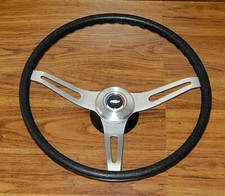 Comfort Grip Steering Wheel Kit Black Cushion 3 spoke fits 67-72 Chevy Pickup picture