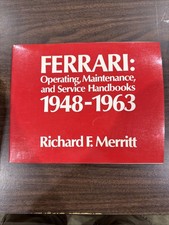 Ferrari Operating Maintenance Service Handbooks 1948–1963 Richard F Merritt 1975 picture
