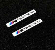 2 X Metal M performance 8.5CM Emblems Fender Badge Car Truck Decal Sticker picture