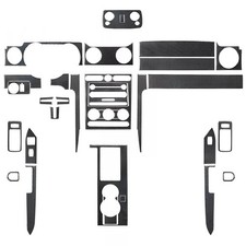 36Pcs Real Carbon Fiber Kits Full Interior Trim Cover For Ford Mustang 2005-2009 picture