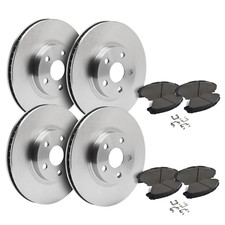 Front & Rear Brake Rotors + Ceramic Pads for 2013-2015 Honda Civic Acura ILX picture