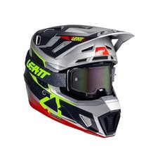 Leatt Adult's 7.5 V25 Motocross Helmet with Goggles Grey Size M - 1025100382 picture