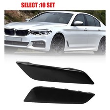 L+R Gloss Black Fender Panel Air Vent Cover for 2017-2022 BMW G30 5 Series 2-20x picture