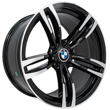 BMW Styled Auto Rim  19 x 9.5 Black Machine Face 1pc. picture