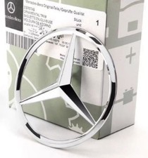 New For Mercedes-Benz Chrome Star Trunk Badge Emblem 3.54in / 90MM Sliver🎁 picture
