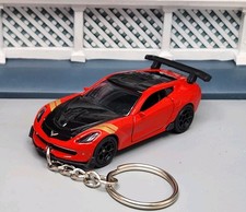 Chevrolet Corvette Red Opening Doors Custom Diecast Car 🎁AWESOME GIFT🎁 picture
