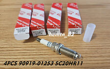 4PC Genuine DENSO 90919-01253 SC20HR11 3444 Spark Plugs Iridium For Lexus picture
